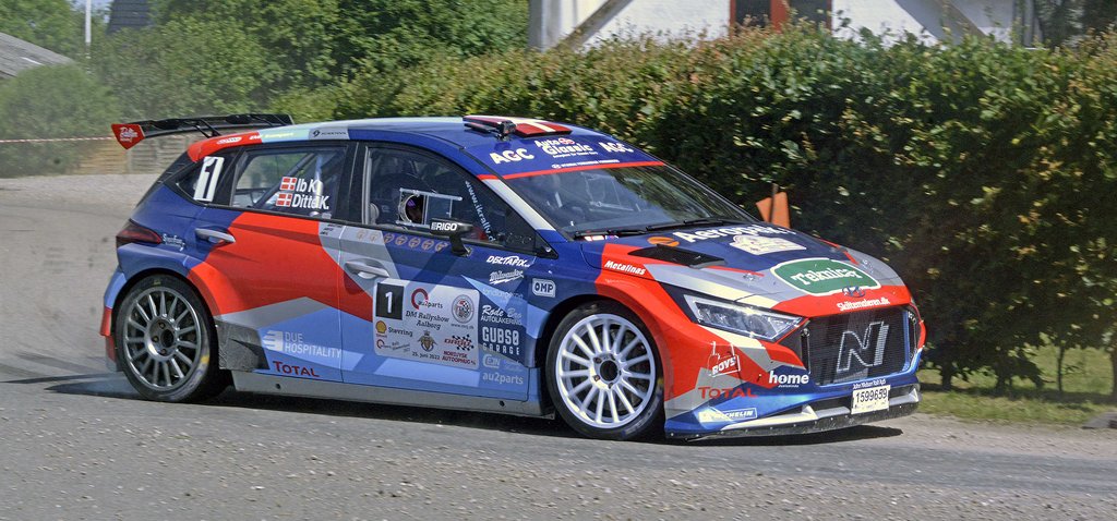 Ib Kragh og Ditte Kammersgaard vandt rallyshowet generelt, og blev toer i Au2parts Rally Himmerland 2022